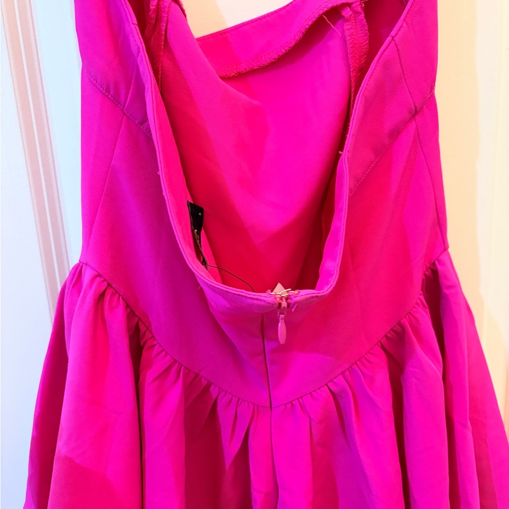 AKIRA Hot Pink Sleeveless Dress Mini Size Small - Picture 5 of 8
